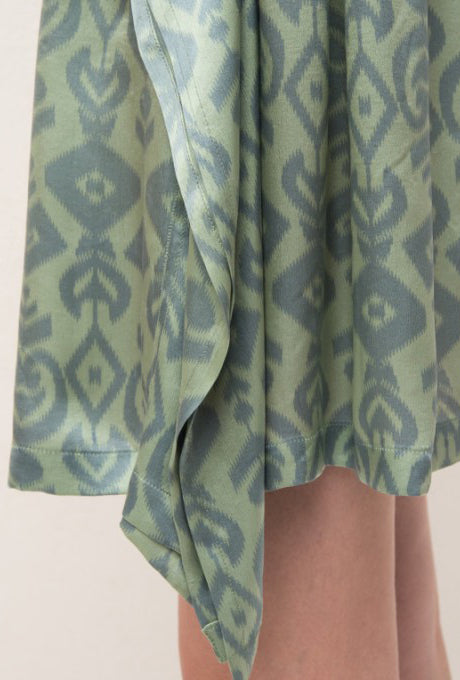 Mini Dress Poncho 100% Silk Beautiful Travel Hotel Women's Velnica From Japan