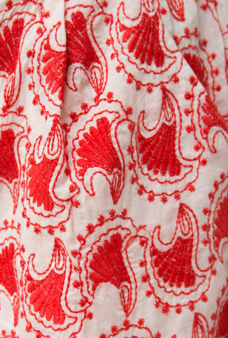 100% Cotton Shorts Shell Embroidered Beautiful Women's Velnica From Japan