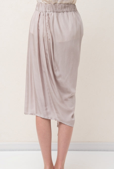 Knee-Length Pencil Skirt Drape Tassels Beautiful Women's Velnica From Japan