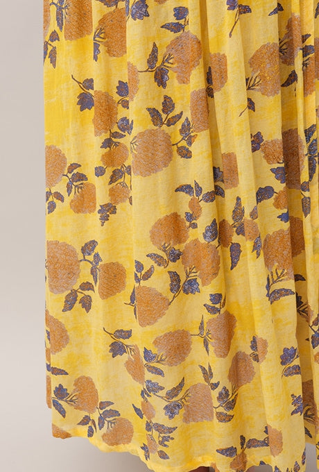 Floral Print Maxi Dress Wrap Beautiful Cache-Coeur Women's Velnica From Japan