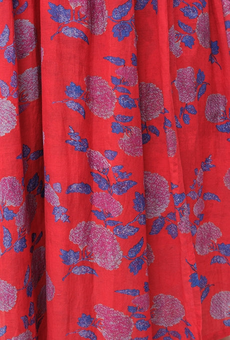 Floral Print Maxi Dress Wrap Beautiful Cache-Coeur Women's Velnica From Japan