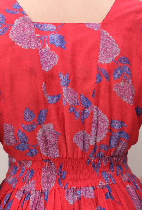 Floral Print Maxi Dress Wrap Beautiful Cache-Coeur Women's Velnica From Japan