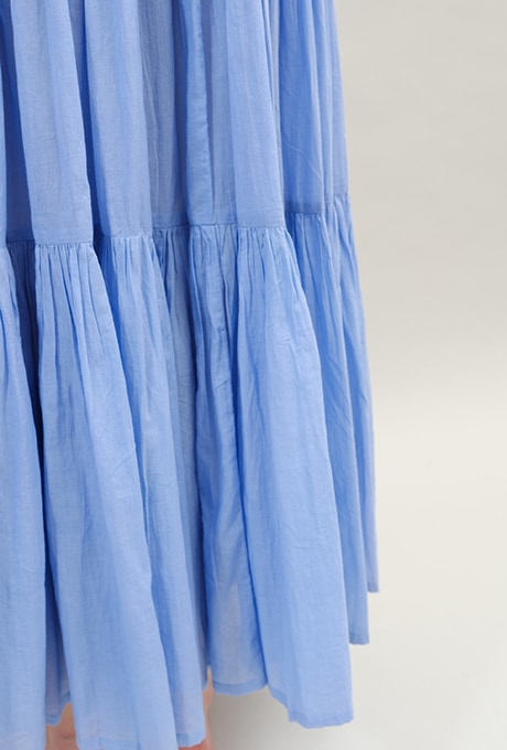 Maxi Dress lightweight Wrap 100% Cotton Cache-Coeur Women's Velnica From Japan