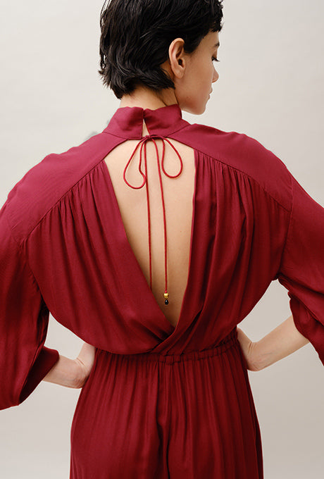 Gorgeous Jumpsuit Wrap Memorable Back Design Sexy Women's Velnica From JAPAN