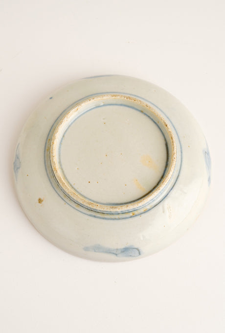 Japanese Vintage Lacquer Tray-A Painted Plate Bowl Cup Set Velnica From Japan