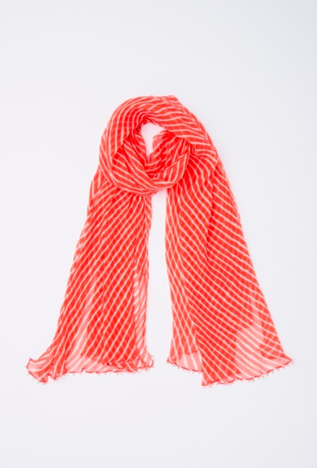 Scarf Stole Chiffon Bead Decoration Women's Velnica From Japan