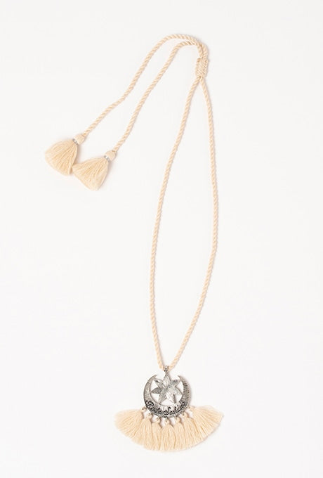 Necklace Decoration Brass Mirror Tassel Women's Velnica From Japan