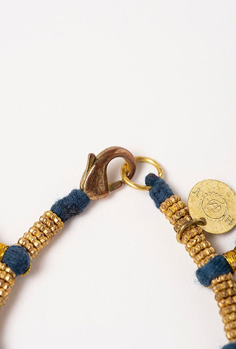 Bracelet Brass Decoration Tassel Women's Velnica From Japan