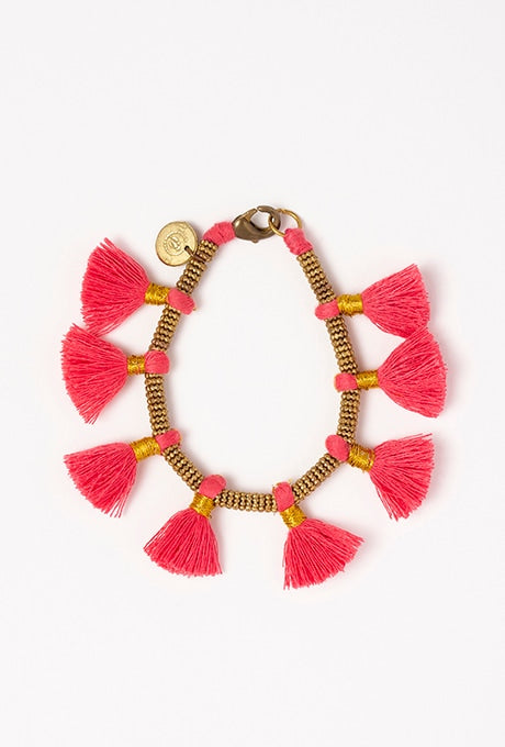 Bracelet Brass Decoration Tassel Women's Velnica From Japan