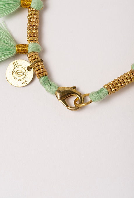 Bracelet Brass Decoration Tassel Women's Velnica From Japan