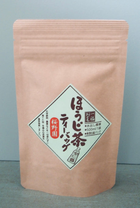 HOJICHA Organic Roasted green Tea Bag Made in Japan selected by Velnica From Japan