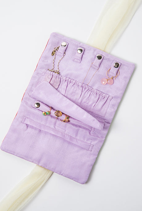 Travel Jewelry Case Pouch Ring Neckless Beautiful Women's Velnica From Japan