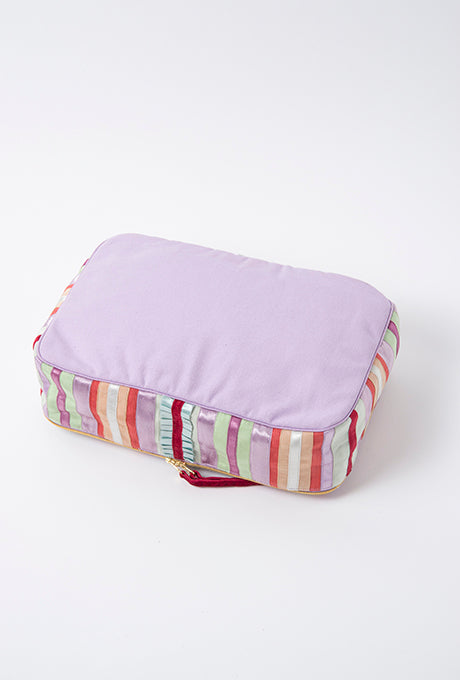 Travel Case Pouch Multi-Purpose Beautiful Striped Women's Velnica From Japan