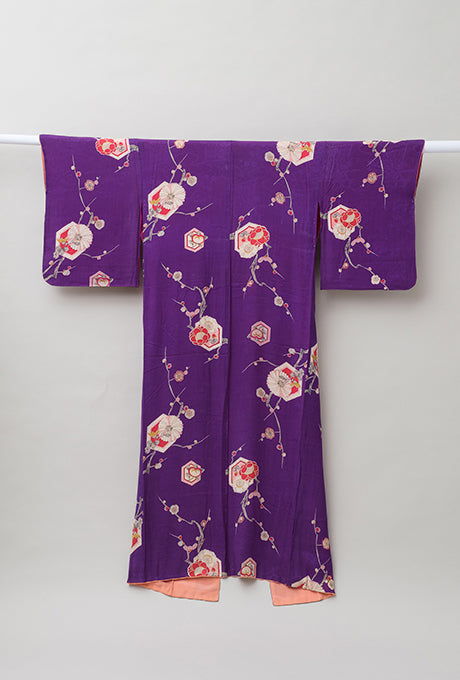Kimono and Obi Sash Vintage 100% Silk Gown Robe Belt Velnica From Japan