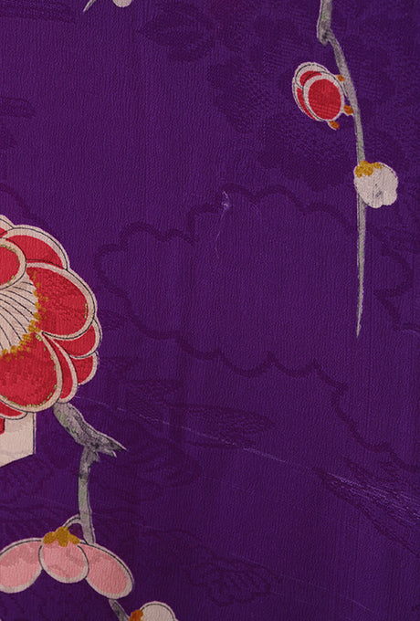 Kimono and Obi Sash Vintage 100% Silk Gown Robe Belt Velnica From Japan