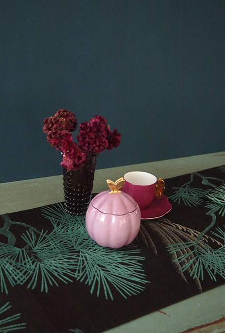 Obi Table Runner Tapestry 100% Silk Kimono Interior Decoration Velnica From Japan