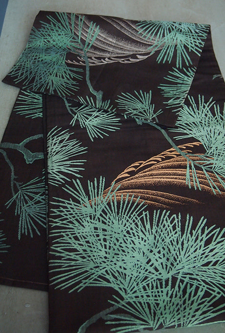 Obi Table Runner Tapestry 100% Silk Kimono Interior Decoration Velnica From Japan