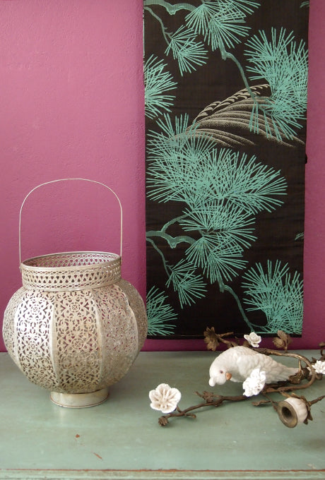 Obi Table Runner Tapestry 100% Silk Kimono Interior Decoration Velnica From Japan