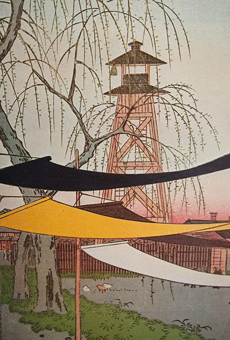 Ukiyo-e HIROSHIGE'S One Hundred Famous Views of Edo Velnica From Japan