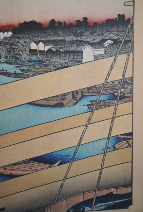 Ukiyo-e HIROSHIGE'S One Hundred Famous Views of Edo Velnica From Japan