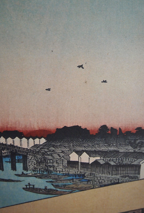 Ukiyo-e HIROSHIGE'S One Hundred Famous Views of Edo Velnica From Japan