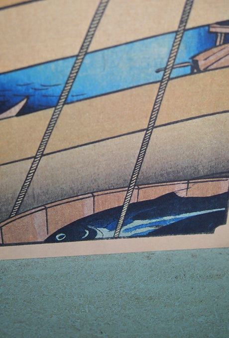 Ukiyo-e HIROSHIGE'S One Hundred Famous Views of Edo Velnica From Japan