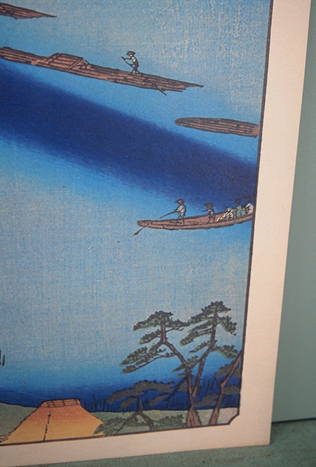 Ukiyo-e HIROSHIGE'S One Hundred Famous Views of Edo Velnica From Japan