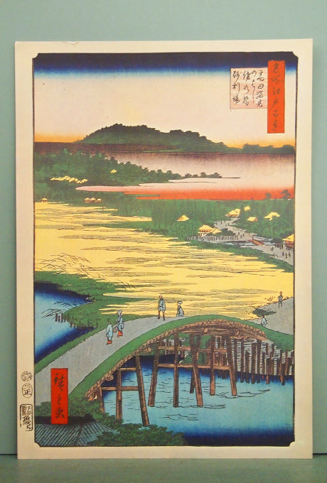 Ukiyo-e HIROSHIGE'S One Hundred Famous Views of Edo Velnica From Japan