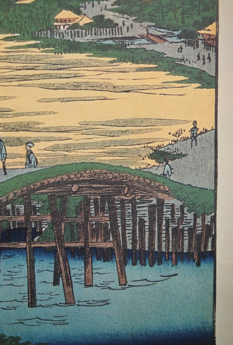 Ukiyo-e HIROSHIGE'S One Hundred Famous Views of Edo Velnica From Japan
