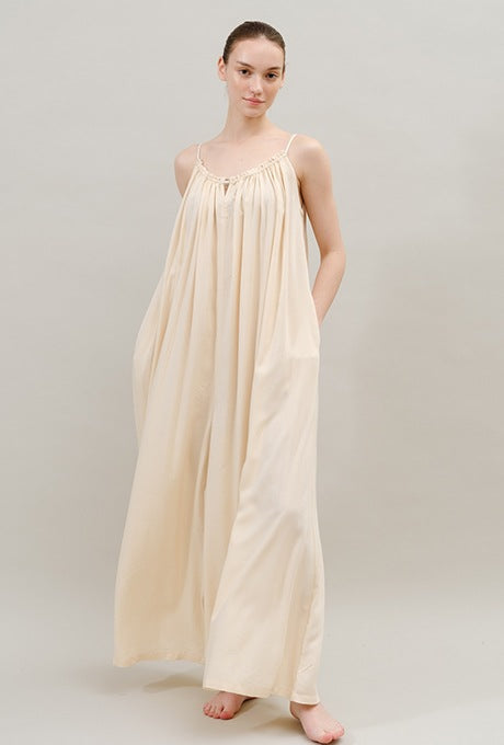 Camisole Gather Jumpsuit Rayon Dot Dobby Women's Velnica From Japan