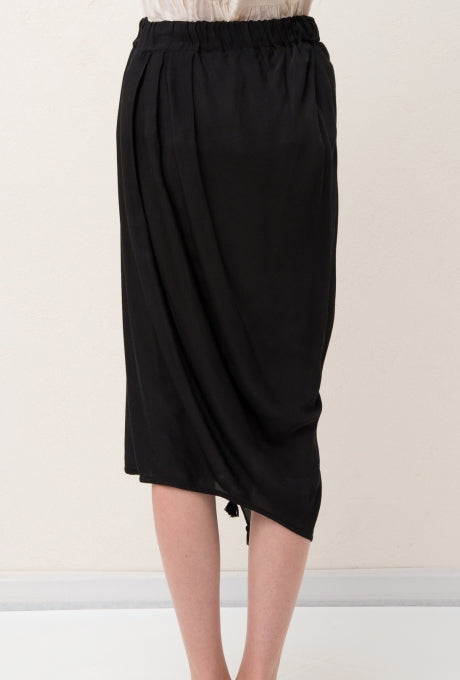 Pencil Skirt Beautiful Knee-Length Drape Tassels Women's Velnica From Japan