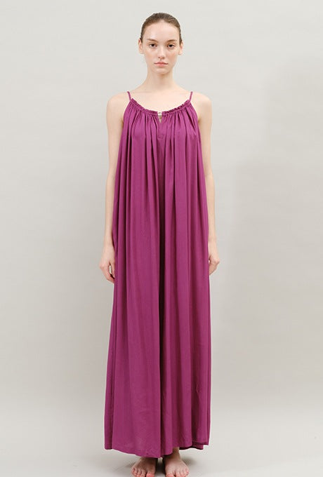 Camisole Gather Jumpsuit Rayon Dot Dobby Women's Velnica From Japan