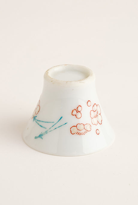 Japanese Vintage Lacquer Tray-B Painted Plate Bowl Cup Set Velnica From Japan