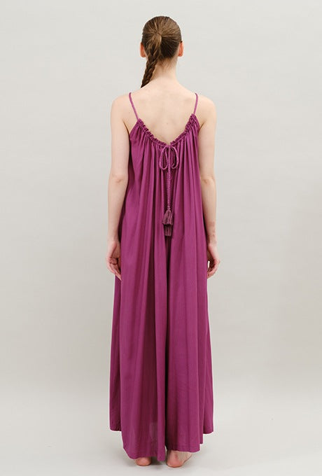 Camisole Gather Jumpsuit Rayon Dot Dobby Women's Velnica From Japan