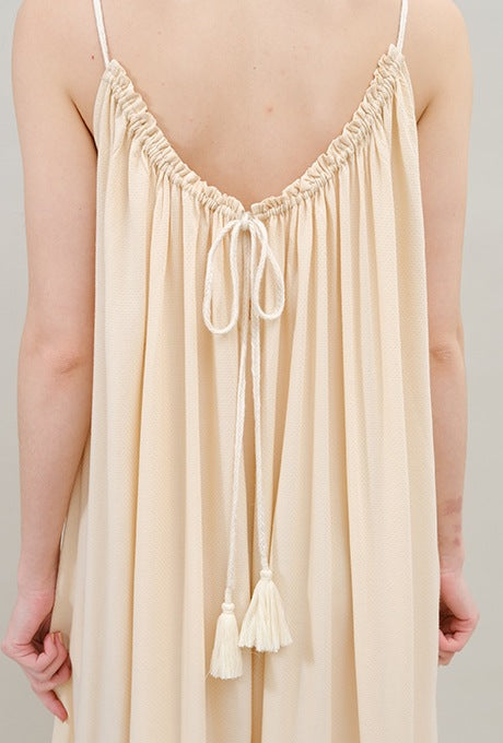 Camisole Gather Jumpsuit Rayon Dot Dobby Women's Velnica From Japan