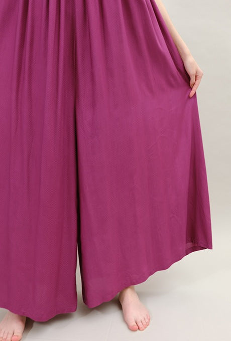 Camisole Gather Jumpsuit Rayon Dot Dobby Women's Velnica From Japan
