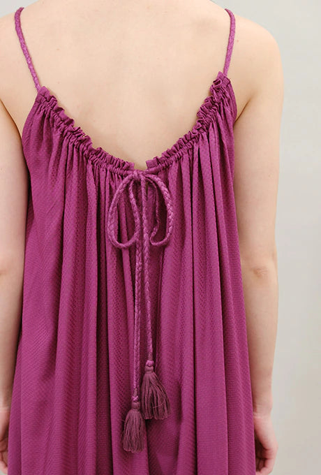 Camisole Gather Jumpsuit Rayon Dot Dobby Women's Velnica From Japan
