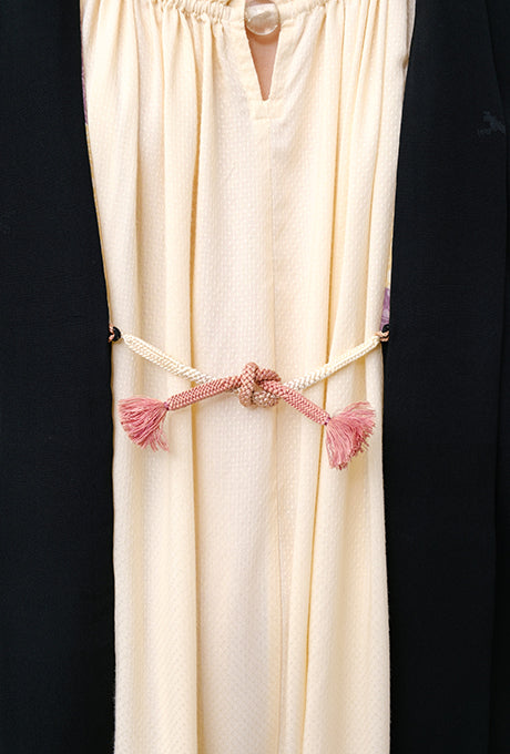 100% Silk Kimono Haori Jacket Vintage  Gown Robe Velnica From Japan