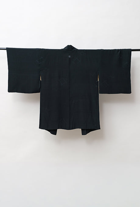 100% Silk Kimono Haori Jacket Vintage  Gown Robe Velnica From Japan