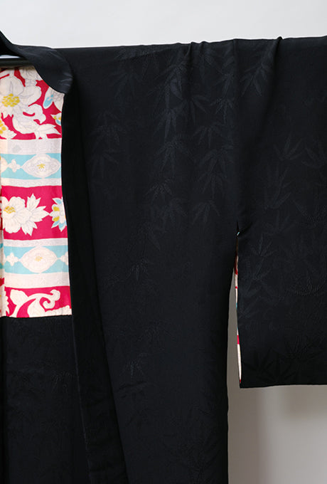 100% Silk Kimono Haori Jacket Vintage  Gown Robe Velnica From Japan