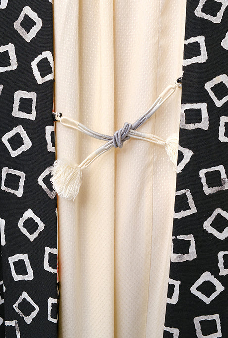 100% Silk Kimono Haori Jacket Vintage  Gown Robe From Japan